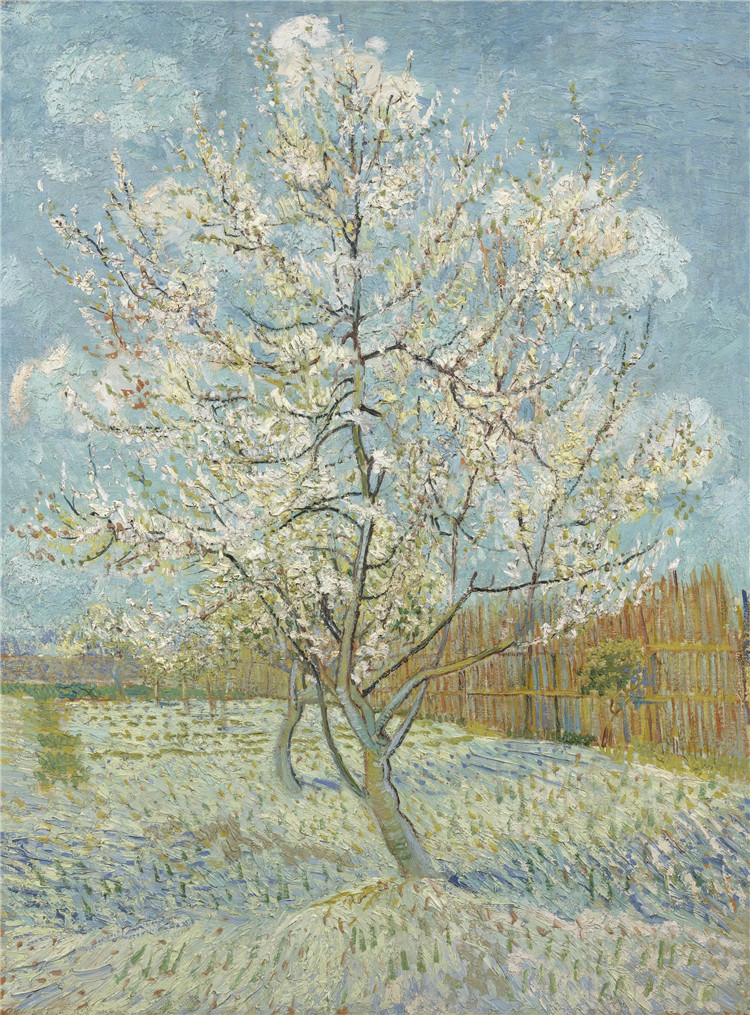 Peach Tree In Blossom Van Gogh Oil Painting